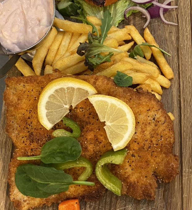 Panerad fläskschnitzel